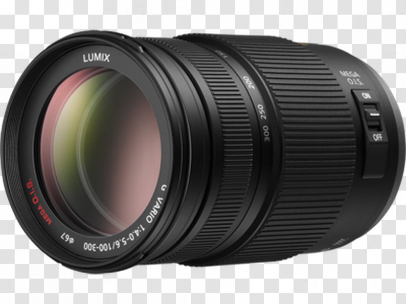 Panasonic Lumix G Vario Telephoto Zoom 100-300mm F/4.0-5.6 H-FS100300E Camera Lens - Cameras Optics - Micro Four Thirds System Transparent PNG