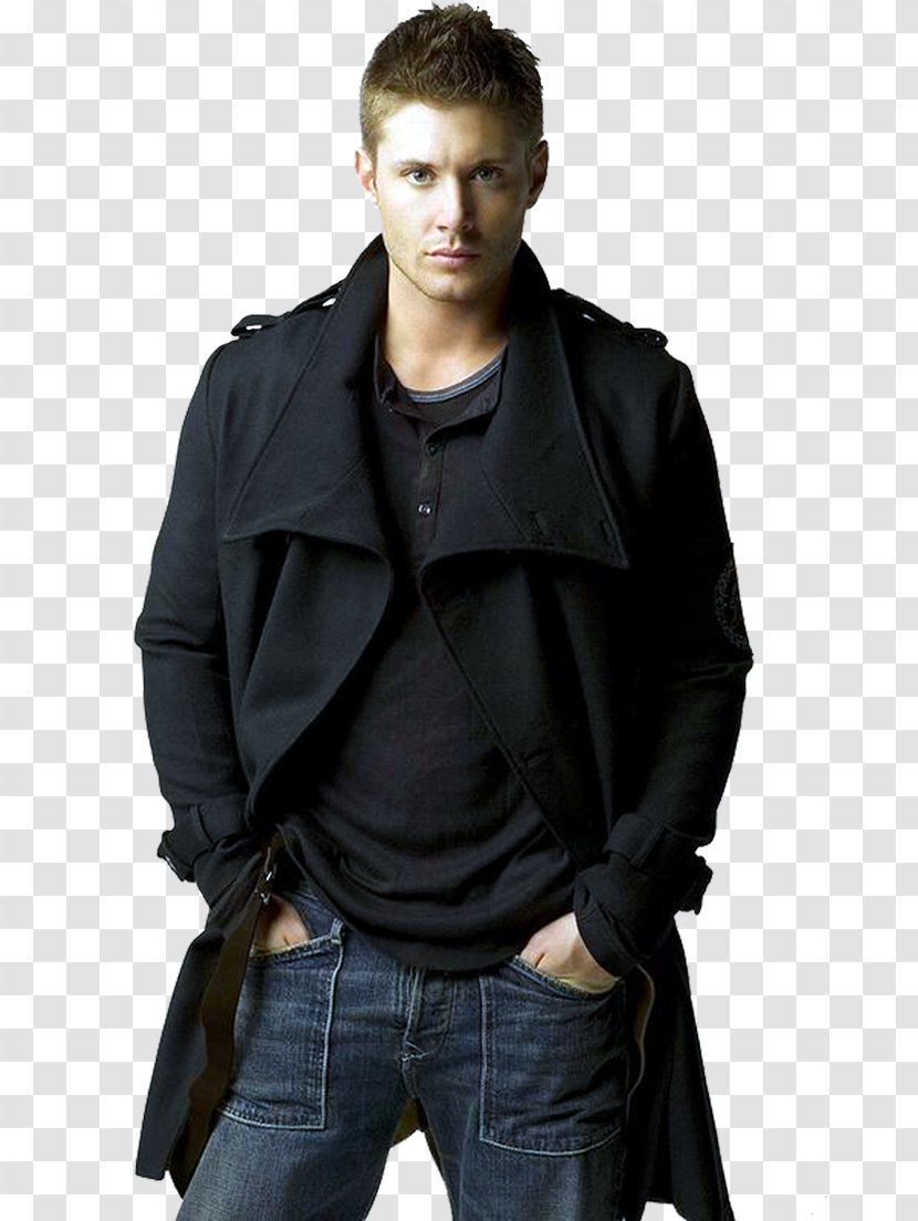 Jensen Ackles Dean Winchester Sam Supernatural Castiel - Outerwear Transparent PNG