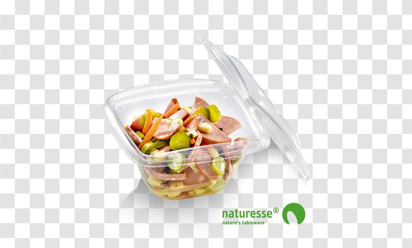 Polylactic Acid Corn Starch Biodegradation Vegetarian Cuisine Material - Salad-bowl Transparent PNG