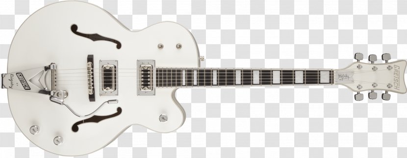 Gretsch White Falcon Gibson Les Paul Electric Guitar - Archtop Transparent PNG
