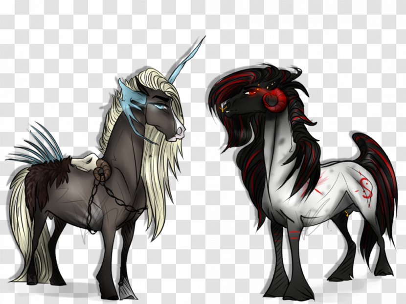 Pony Mustang Unicorn Pack Animal Illustration - Horse Transparent PNG