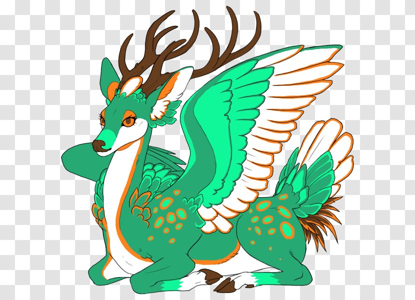 Peryton Deer Color Clip Art Transparent PNG