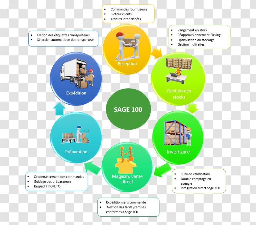 Logistics Warehouse Management System Enterprise Resource Planning Order Picking - Sage Group - Logistique Transparent PNG