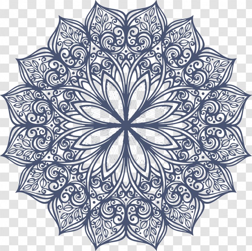 Symmetry Pattern - Color - Henna Transparent PNG