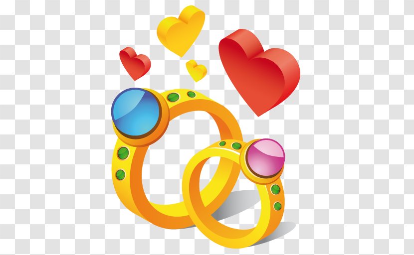 Body Jewelry Baby Toys Font - Orange - Ring Hearts Transparent PNG