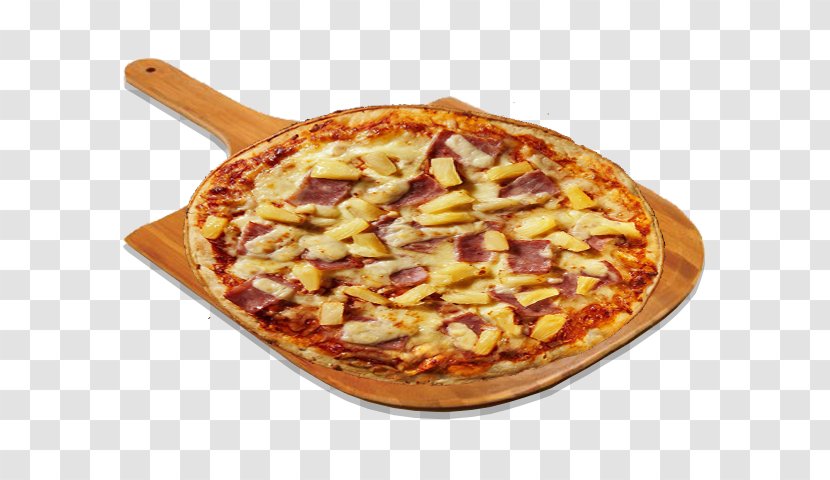 California-style Pizza Sicilian Hawaiian Tarte Flambée - American Food Transparent PNG