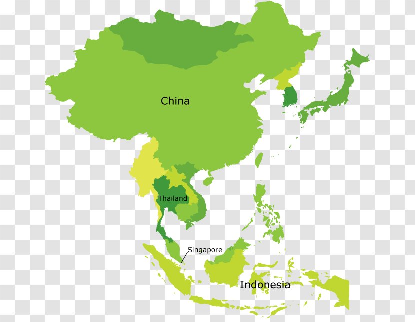East Asia Earth Asia-Pacific Map - Tree Transparent PNG