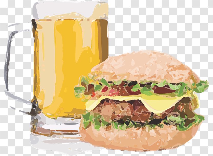 Root Beer Hamburger Cheeseburger Clip Art - Dish Transparent PNG