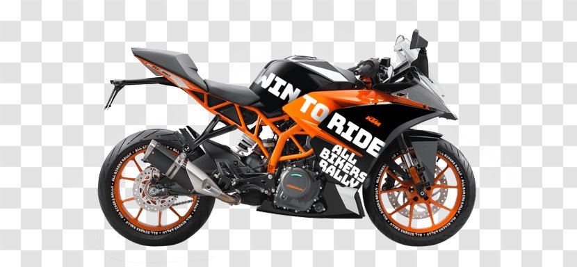 KTM RC 390 FIM Supersport 300 World Championship Motorcycle Sport Bike - Motor Cycle News Transparent PNG