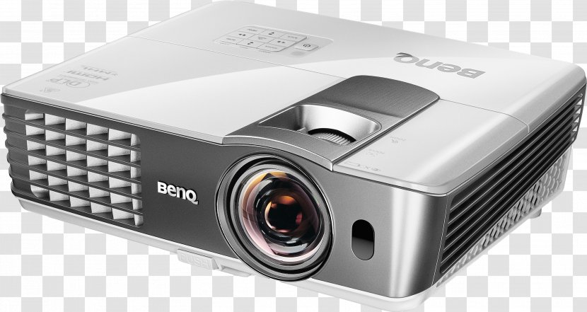 Multimedia Projectors BenQ Digital Light Processing Home Theater Systems - Electronic Device - Projector Transparent PNG