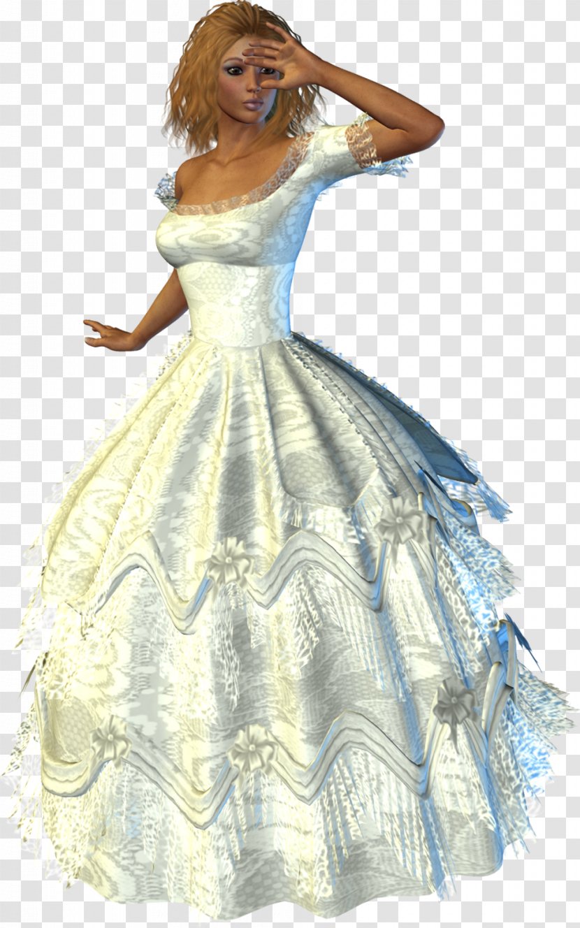 Wedding Dress Gown Costume Design - Fairy Transparent PNG