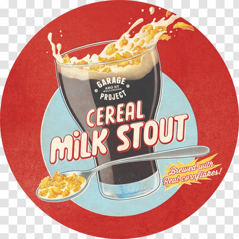 Breakfast Cereal Milk Stout Food Garage Project - Flavor Transparent PNG