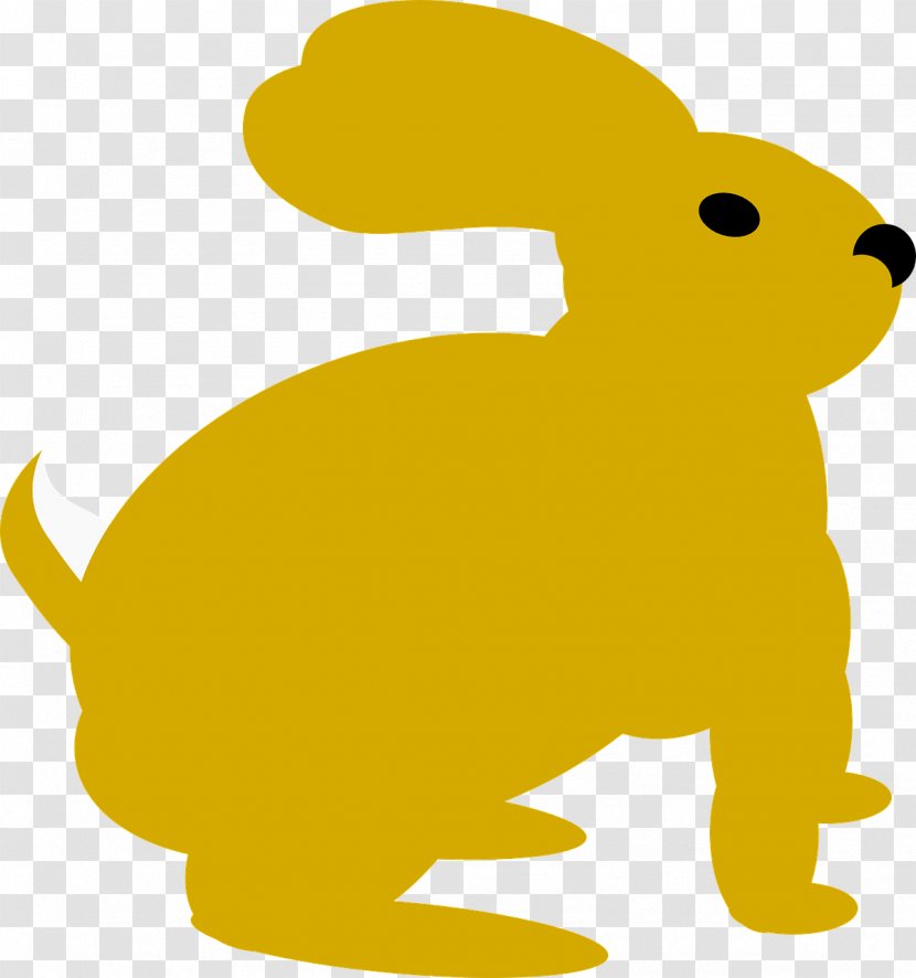 Hare European Rabbit Easter Bunny Clip Art - Dog Like Mammal Transparent PNG