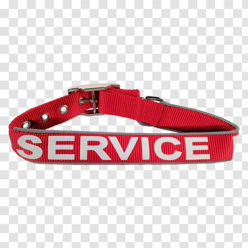 Dog Collar Service Animal - Harness - Red Transparent PNG