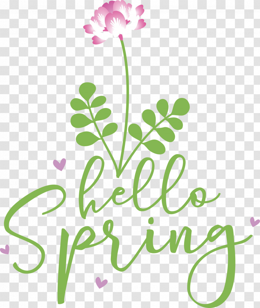 Hello Spring Spring Transparent PNG