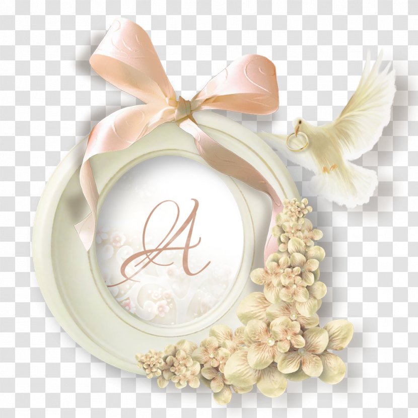 Wedding Love Background - And Dove - Beige Favors Transparent PNG