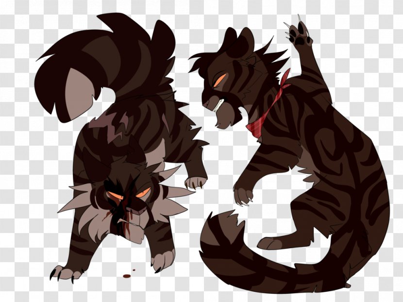 Yellowfang's Secret Warriors Cat Raggedstar Firestar - Supernatural Creature Transparent PNG