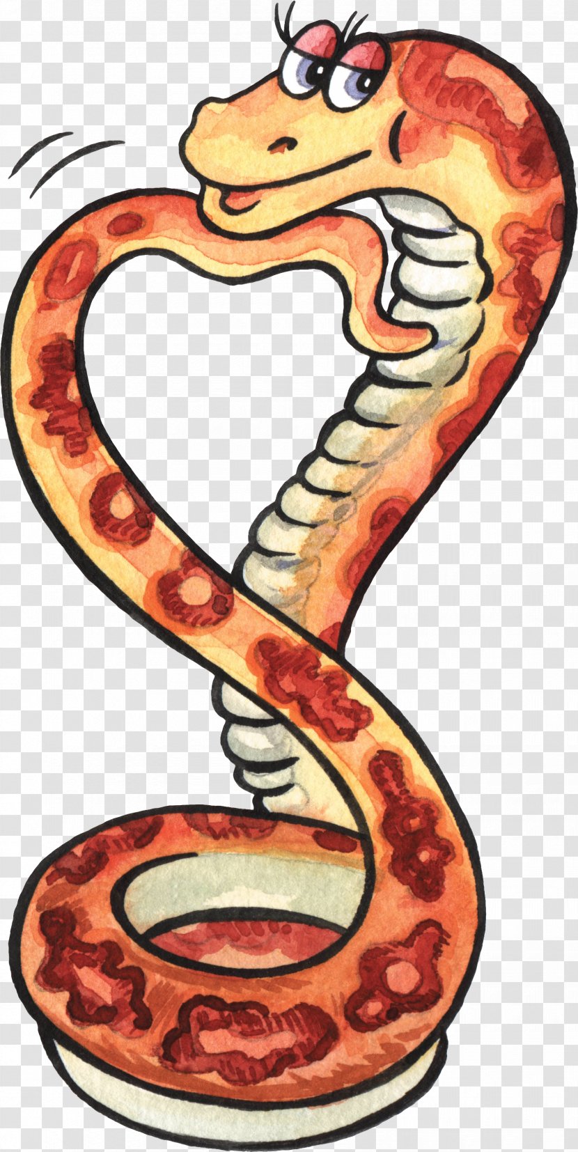 Snake Drawing Cartoon Clip Art - Serpent - The Free Download Transparent PNG