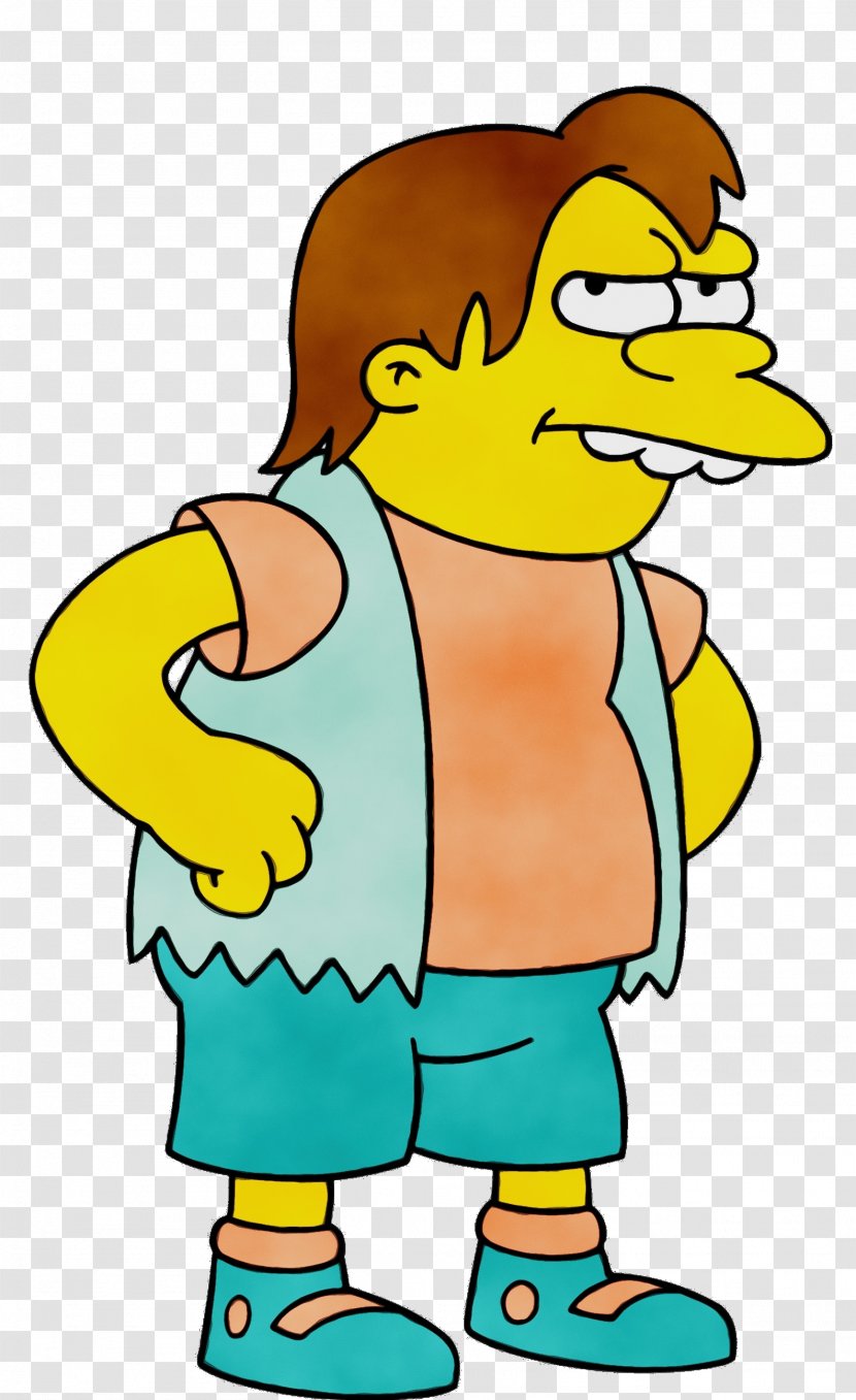 Homer Simpson Bart Nelson Muntz Lisa Marge - Springfield Transparent PNG