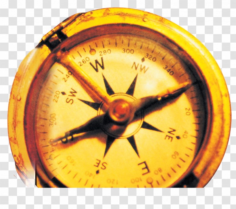 Compass - Yellow - Golden Transparent PNG