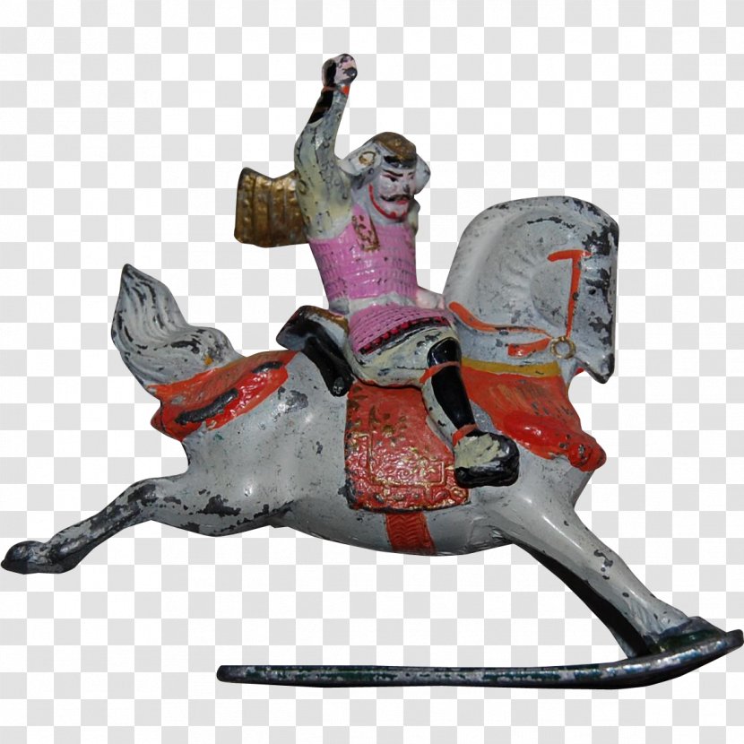 Figurine - Japanese Samurai On Horse Transparent PNG