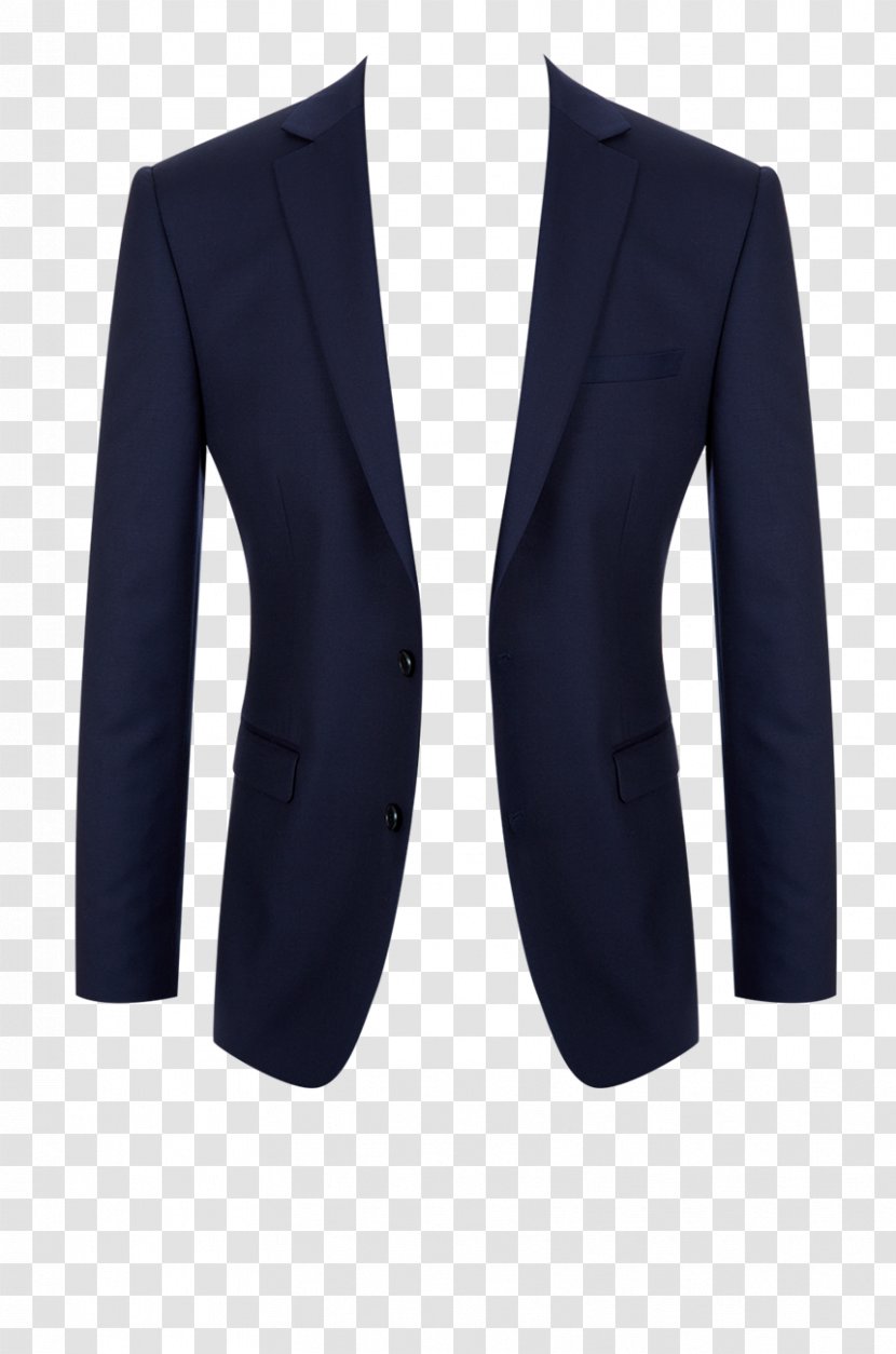 Blazer Button Sleeve Tuxedo M. - Outerwear - Navy Blue Wedding Transparent PNG