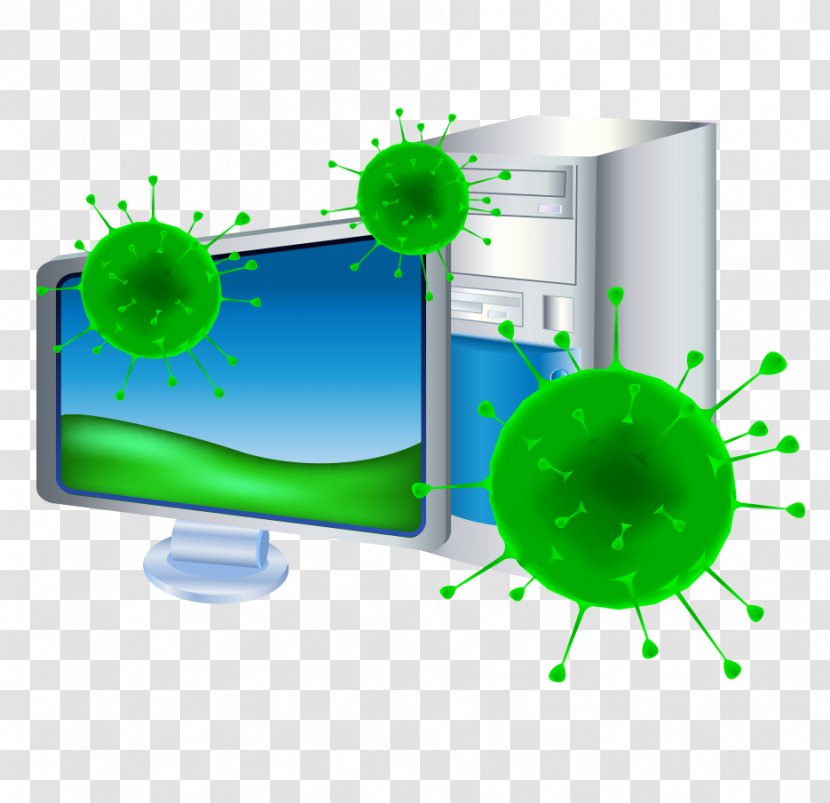 Computer Network Ransomware Virus - Energy - Blue Technology Transparent PNG