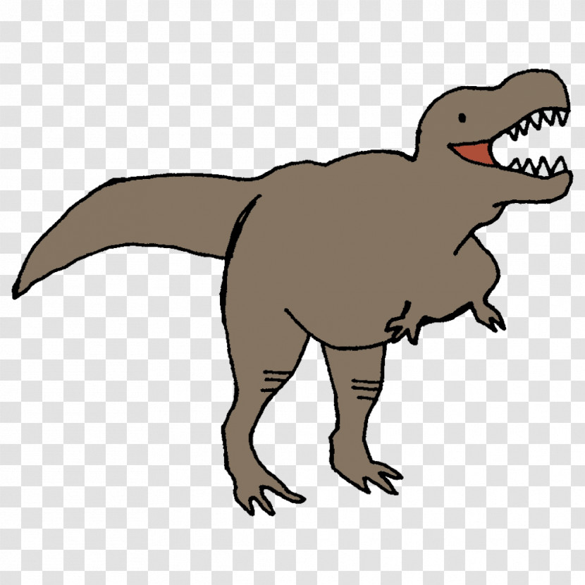 Tyrannosaurus Velociraptor Standing Extinction Velociraptor Tail Transparent PNG