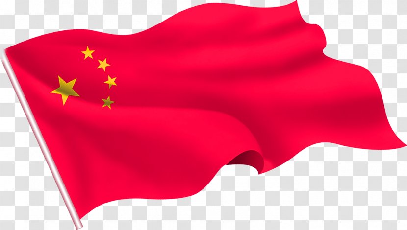Flag Of China National Icon - Red Atmospheric Decoration Pattern Transparent PNG