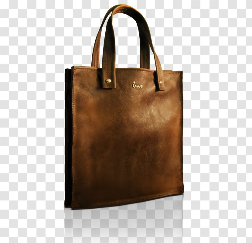 Tote Bag Leather Brown - Baggage Transparent PNG