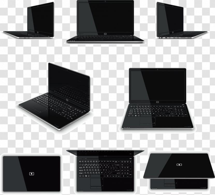 Laptop Clip Art - Computer - Notebooks Multi-faceted Show Renderings Transparent PNG