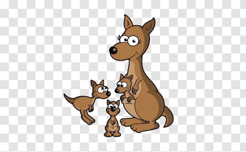 Kangaroo Macropods Clip Art Puppy Dog Breed - Carnivoran Transparent PNG