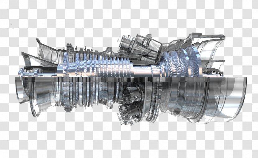 Gas Turbine General Electric GE Energy Infrastructure Combined Cycle - Machine - Engine Transparent PNG