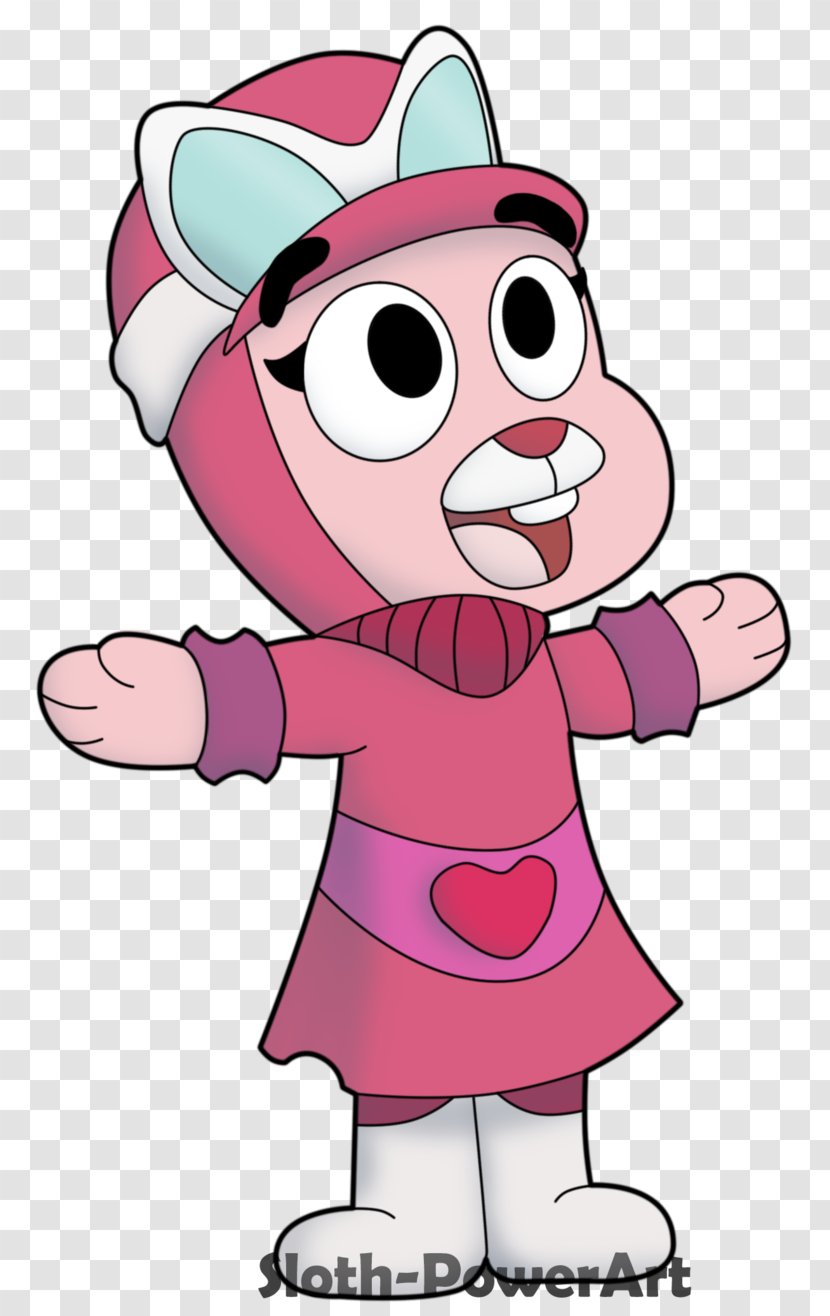 Gumball Watterson Penelope Pitstop Cartoon Network - Sloth Transparent PNG