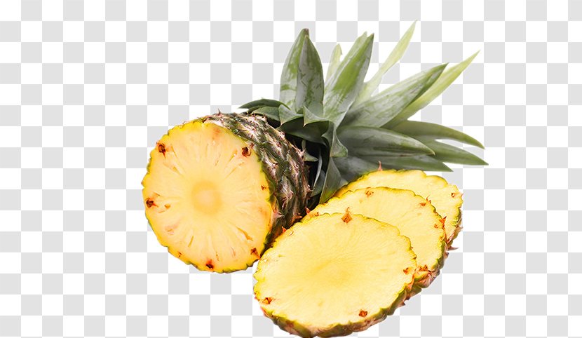 Pineapple Fruit Meat - Ananas - And Three Half Transparent PNG