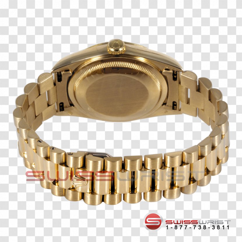 Watch Strap Rolex Gold Bracelet - Bling Transparent PNG