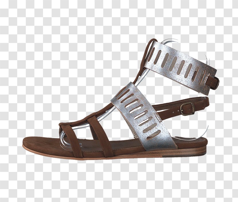 Slide Sandal Shoe - Brown Transparent PNG