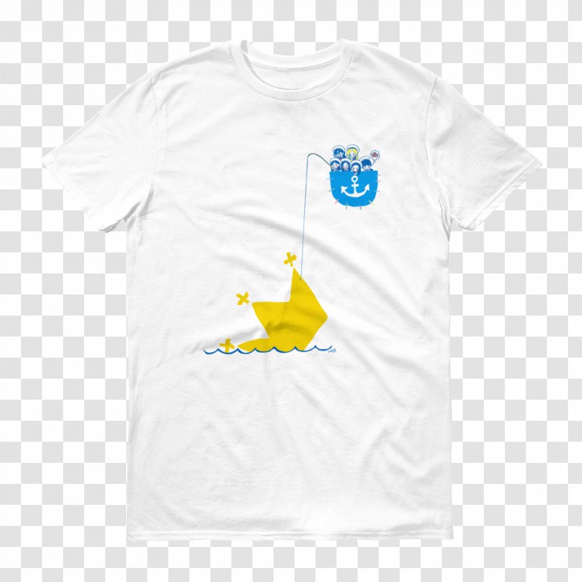 T-shirt Logo Sleeve Outerwear Font - Blue Transparent PNG