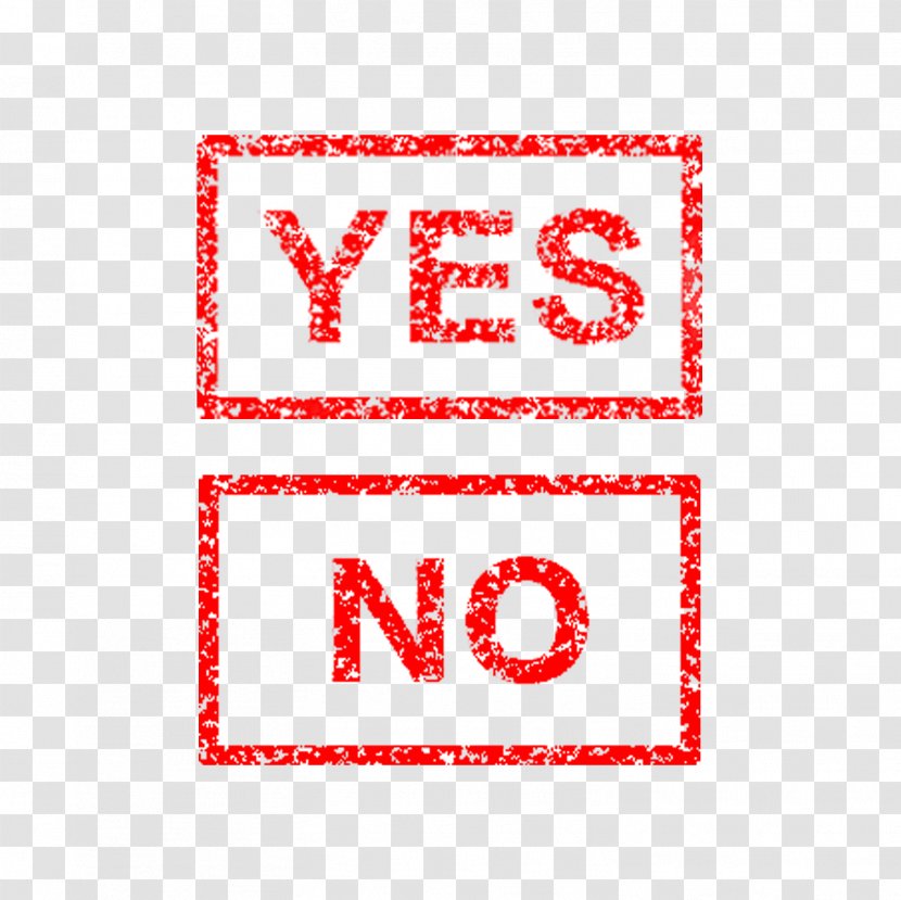 Download Icon - Heart - Yes And No Stamp Transparent PNG