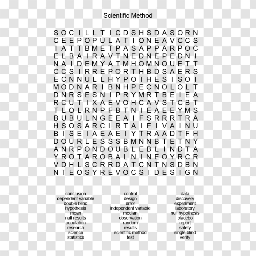 Word Search Game Puzzle Transparent PNG