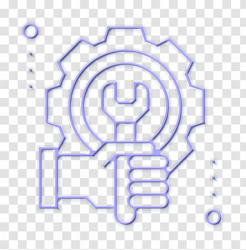 Repair Icon Robotics Engineering Maintenance - Line Art Transparent PNG