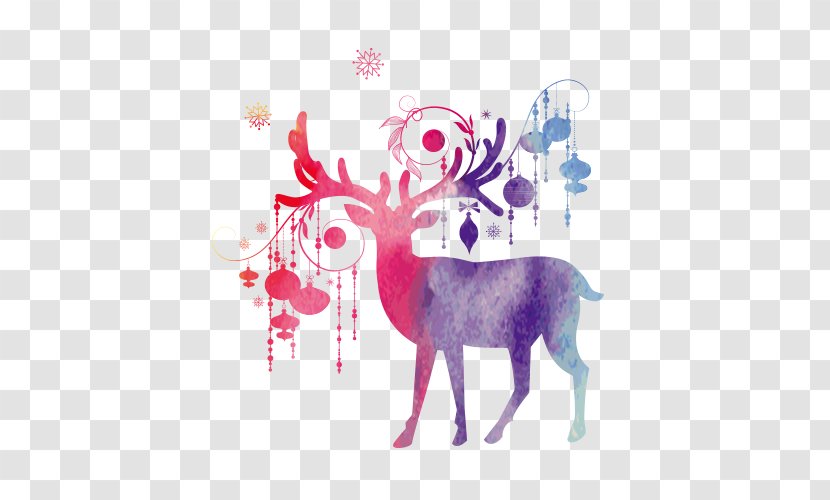 Christmas Poster Wallpaper - Purple - Creative Transparent PNG