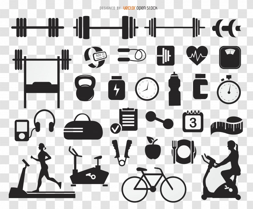 Fitness Centre Physical Bodybuilding Icon - Product Design - Gym Creative Collection Transparent PNG