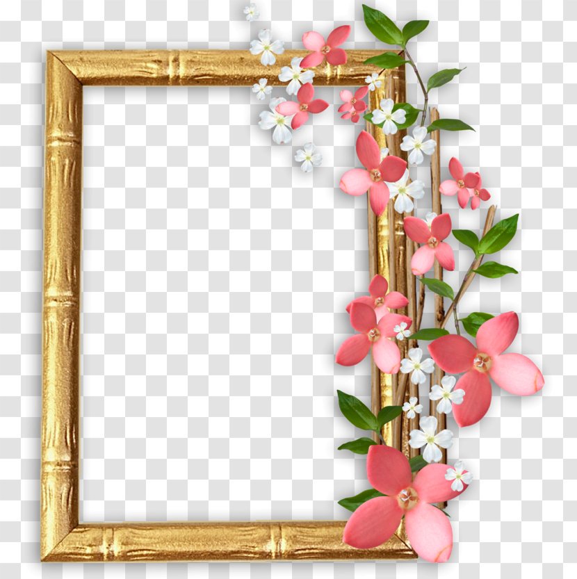 Picture Frames Floral Design Photography Drawing - Frame - Digital Transparent PNG