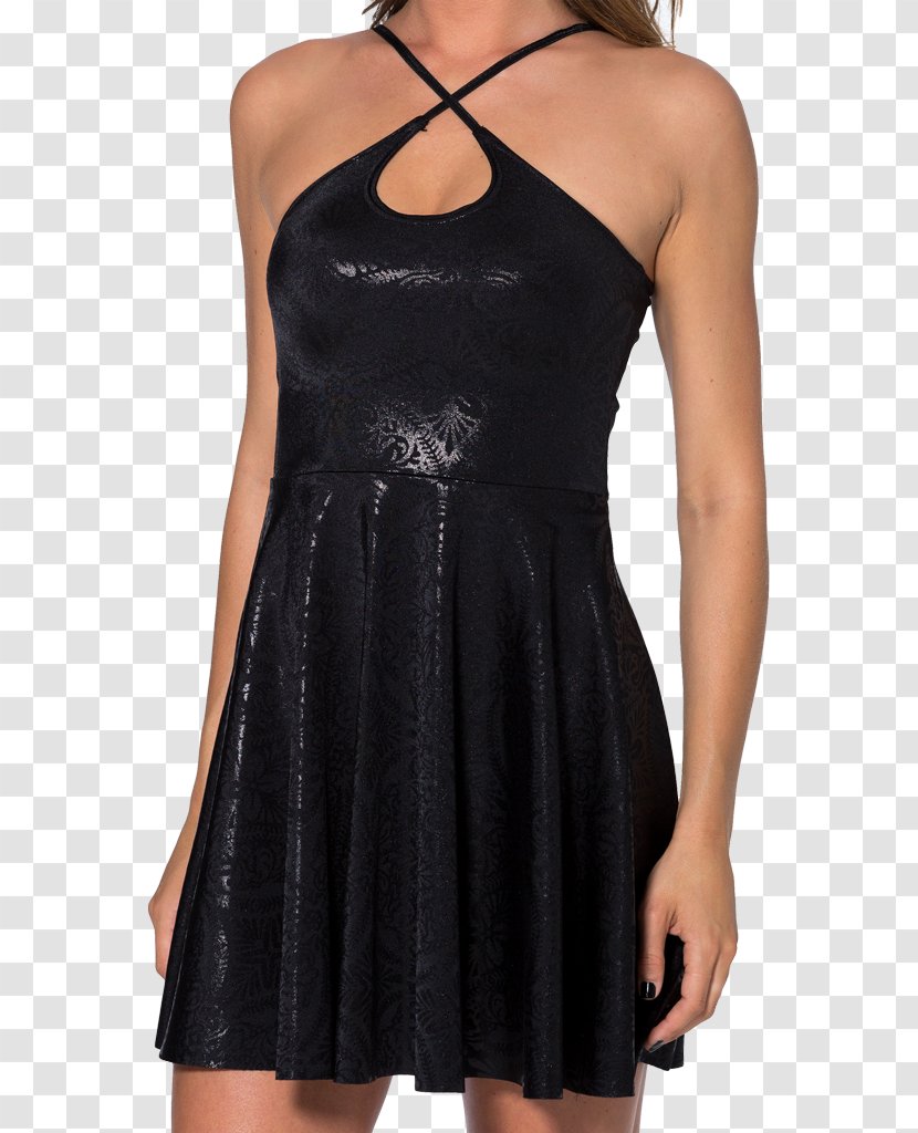 Little Black Dress Clothing Velvet Shoulder - Waist Transparent PNG
