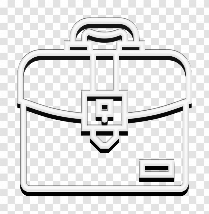 Business Icon Bag Icon Briefcase Icon Transparent PNG