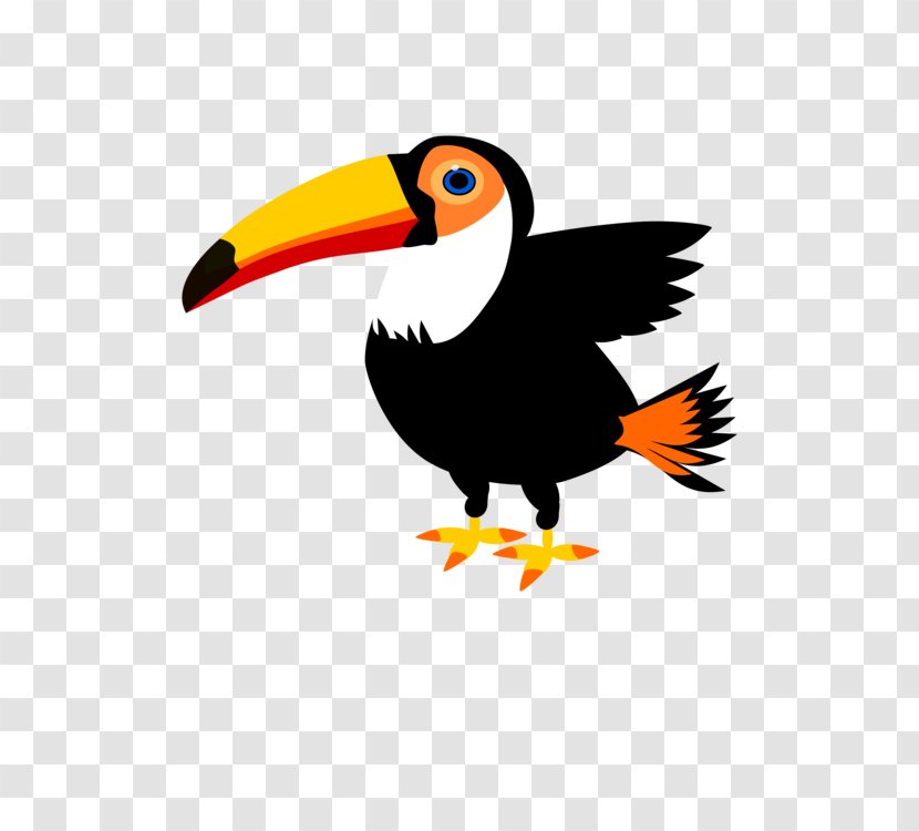 Bird Clip Art Toco Toucan Openclipart - Whitethroated Transparent PNG