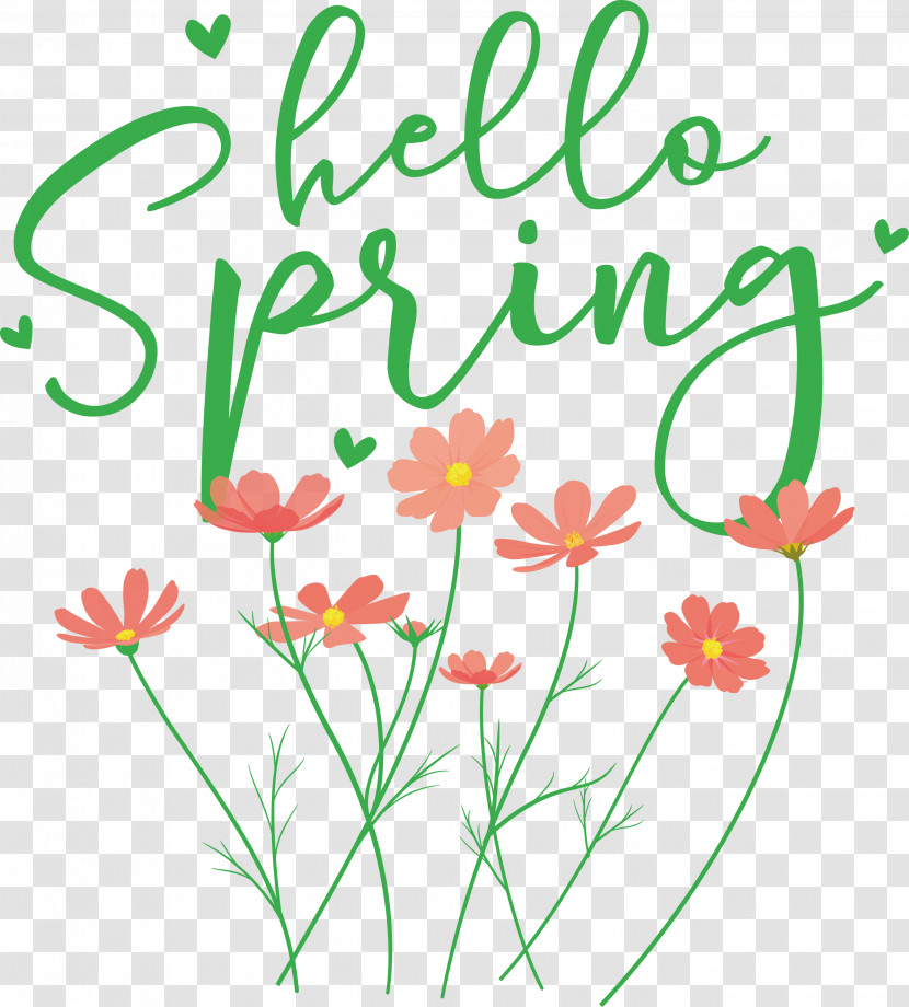 Hello Spring Spring Transparent PNG