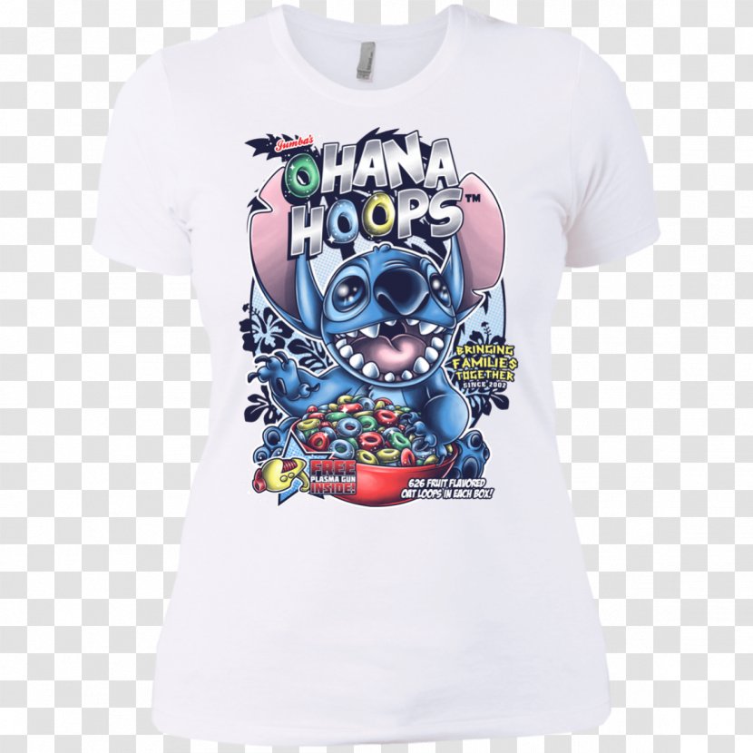 T-shirt Ohana Family Sleeve - Lilo Stitch Transparent PNG