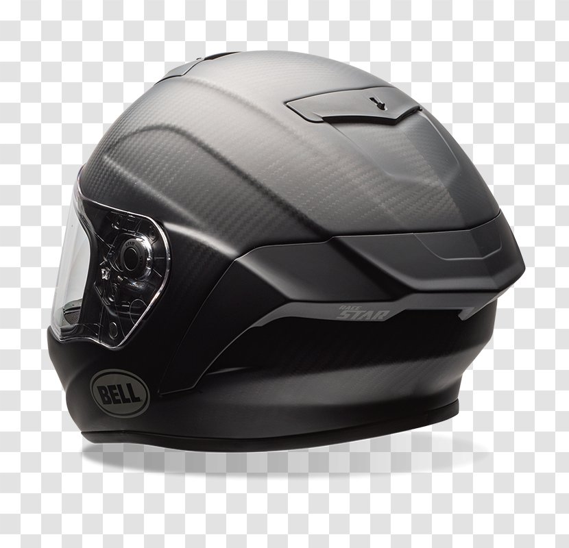 Motorcycle Helmets Bell Sports Carbon Star - Bicycle Helmet Transparent PNG